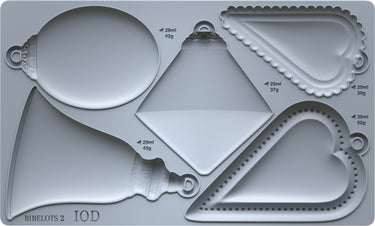 Bibelots 2 6x10 IOD Mould™ - Iron Orchid Designs